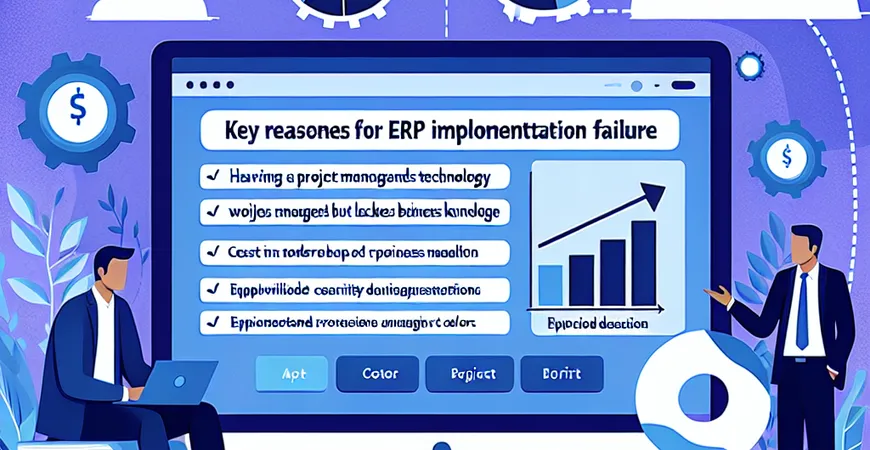 ERP 实施失败的关键：项目经理 “懂技术不懂业务” 的代价